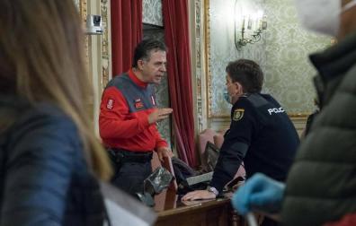 Los jefes de Policía Foral y Nacional de Tudela discuten por los efectivos en la calle