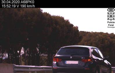 La Policía Foral denuncia por exceso de velocidad a 49 conductore