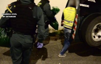 La Guardia Civil se incauta de 7 kilos de marihuana en una nave de Berrioplano