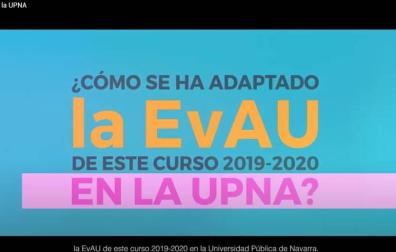 La UPNA realiza un vídeo explicativo de los cambios en la EvAU