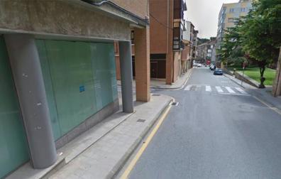 Herida leve al ser atropellada en un paso de peatones en Tafalla