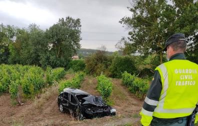 Una joven de 24 años, herida grave en un accidente ocurrido en Viana