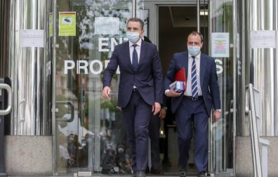 El delegado del Gobierno en Madrid, José Manuel Franco, a su salida tras declarar ante la juez Carmen Rodríguez-Medel.