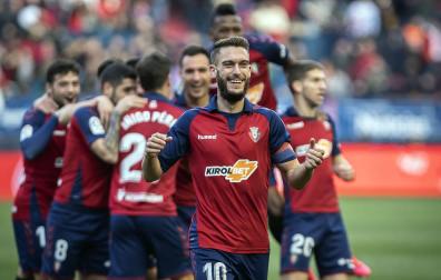 Roberto Torres celebra un gol en un partido anterior.
