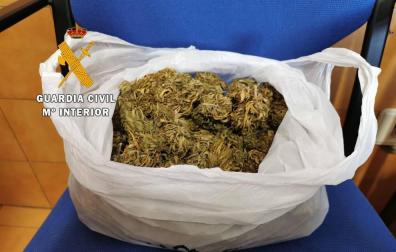 Detenido con marihuana en Tafalla tras ser detectado por el olor que desprendía la droga