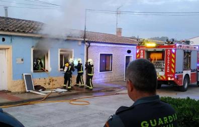 Incendio sin daños personales en una vivienda de Rada