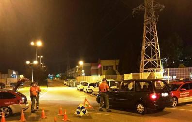 Se multiplican las intervenciones de la Policía Foral este fin de semana