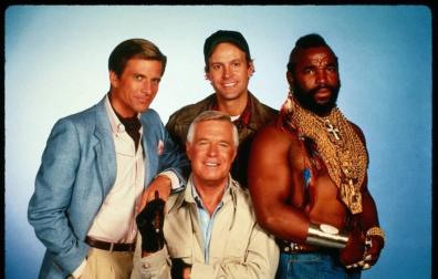 Imagen de los protagonistas de 'El equipo A'