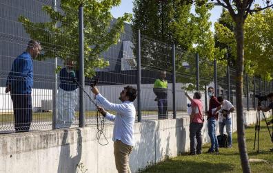 Apoyo de la Cámara foral a la plantilla de Gamesa de Aoiz