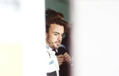 Fernando Alonso, en Montmeló.