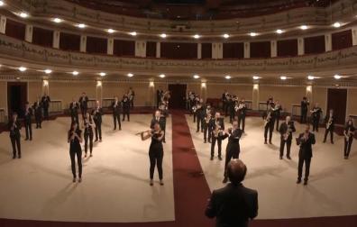 La Pamplonesa y el Gayarre se unen en la evocación de los Sanfermines