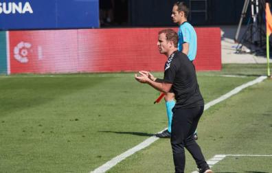 Jagoba Arrasate, en el partido contra el Celta.