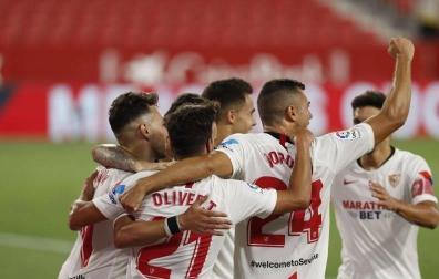 El Sevilla acaricia la Champions y frena el sueño de la salvación del Mallorca