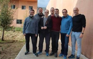 Los presos del procés, en el centro penitenciario del que han sido trasladados.