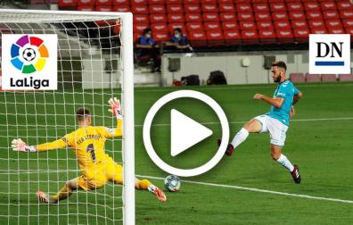 Vídeo del gol de Roberto Torres (FC Barcelona 1-2 Osasuna )