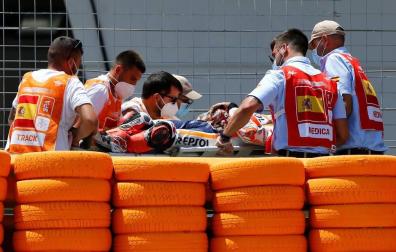 Marc Márquez será operado de una fractura en el húmero derecho