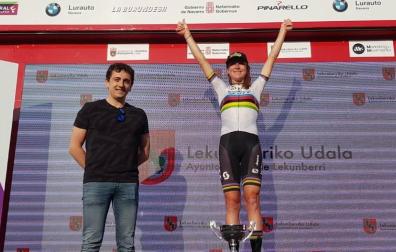 Victoria de Van Vleuten en la Navarra Women's Elite Classics
