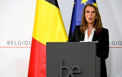 La primera ministra belga Sophie Wilmes.
