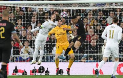 Jugada del Real Madrid-Manchester United de la ida de octavos.