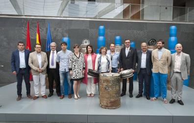 Espectáculo de percusión reciclada para presentar la Ley Foral de Residuos