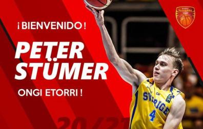 El Basket Navarra ficha al joven sueco Peter Stümer