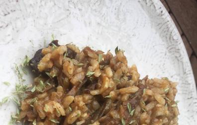 Hoy, el arroz, con jabalina