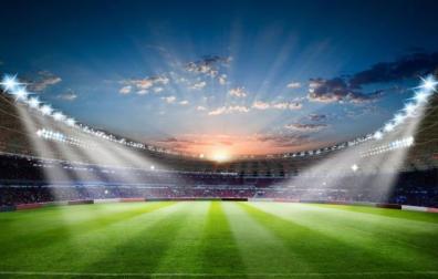 Vista general de un estadio de fútbol