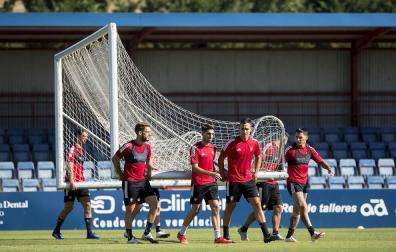 Osasuna prepara su duelo ante el Mirandés