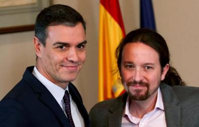 Sánchez e Iglesias cierran en 48 horas un acuerdo que no fue posible en seis meses