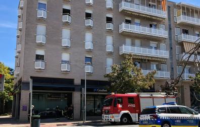Trasladada al CHN tras un incendio en una cocina en Mendillorri