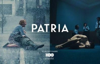 Cartel usado por HBO para promocionar la serie 'Patria' basada en la novela de Fernando Aranburu