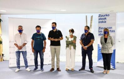 Comparecencia de los portavoces de los grupos municipales en Zizur Mayor.