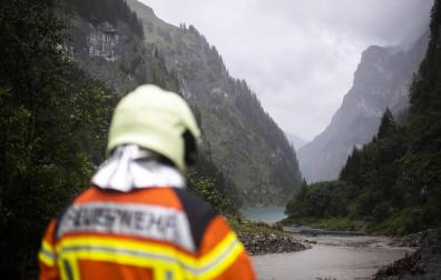 Un mes después, continúa la búsqueda del barranquista navarro desaparecido en Suiza