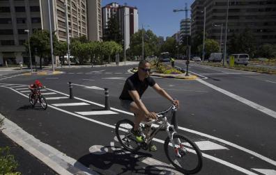 Pamplona se mueve por la bicicleta