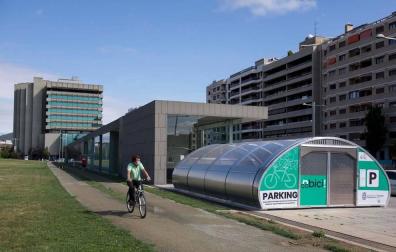 Pamplona duplica las plazas de aparcamiento para bicicleta llegando hasta 300