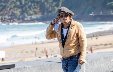 Johnny Depp llega al Festival Internacional de Cine de San Sebastián