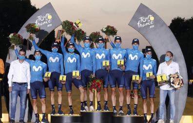 Sam Bennett se ha llevado este domingo en París la 21ª y última etapa del Tour de Francia 2020, en una jornada en la que se entregó el triunfo en la general al joven Tadej Pogacar.