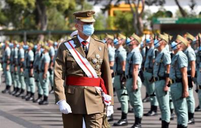 Felipe VI traslada su "cariño y admiración" a la Legión en su centenario