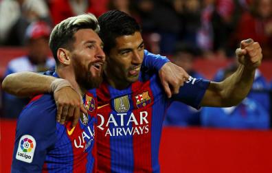 Suárez y Messi rescatan al Barça (1-2)