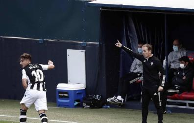 Jagoba Arrasate, en el partido de este domingo.
