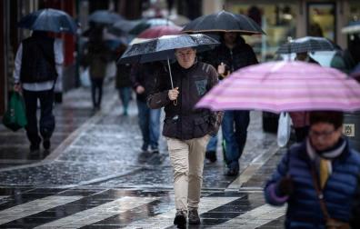 Fin de semana nuboso, con chubascos y temperaturas no muy bajas en Navarra
