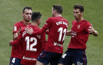 Galería de imágenes del partido disputado este domingo, 4 de octubre, en El Sadar.