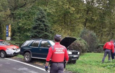 Momento de la detención en Bera.