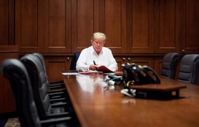 Trump "no me sentía muy bien, pero ahora me encuentro mucho mejor"