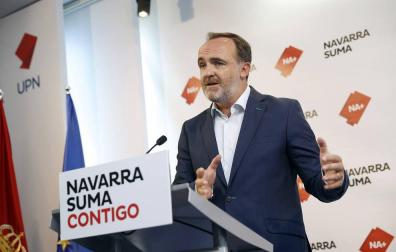 Esparza califica de "débil y sin liderazgo" al Gobierno de Chivite