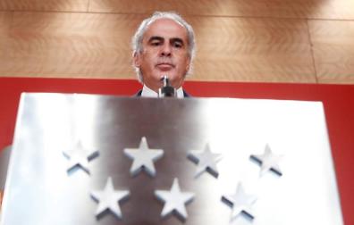 El consejero madrileño de Sanidad, Enrique Ruiz Escudero.