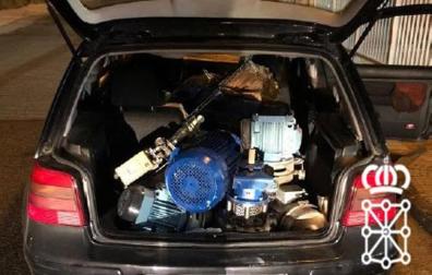 Detenidos tres jóvenes en Noáin por robar en una empresa