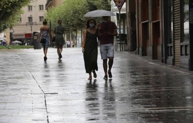 Temporal otoñal con frío, lluvia y cierzo