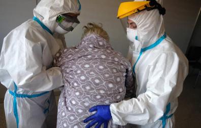 Una mañana en la Planta Covid de San Juan de Dios