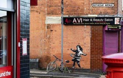 Imagen de la última creación de Banksy